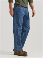 Sz 44x30 Wrangler Relaxed Fit Men's Jeans A21