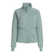 Sz S Avia Womens Zip Quilted Jacket, Dk Slate A21