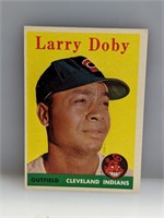 1958 Topps #424 Larry Doby HOF Cleveland Indians