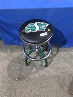 Sask Roughrider stool
