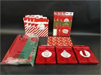 Seven Gift Card Holders, three Gift Bag Sets