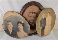 Antique Frame & Pictures