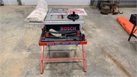 Bosch 4000 Table Saw w/ Extra Blades & Stand