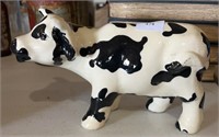 Ceramic Holstein cow