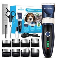 New FOCUSPET Dog Hair Clippers,Pet Hair Trimmer