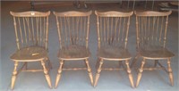 Nichols and Stone maple dining chairs