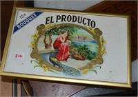 cigar advertising framed