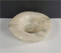 Vintage Genuine Marble Ashtray with Felt Feet,