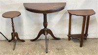 Vintage Wooden Accent Tables