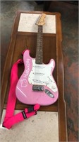 Hello Kitty Pink Electric Guitar Child's (as - is)