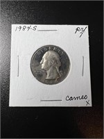 1984-S Washington Quarter Proof