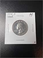 1972-S Washington Quarter Proof