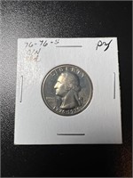 1976-S Clad Quarter Proof