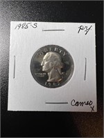 1985-S Washington Quarter Proof
