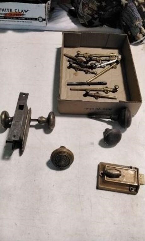 Antique  Door Knobs, locks, & slides