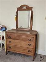 3 DRAWER HUNTLEY DRESSER/W MIRROR