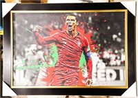 Ronaldo - Portugal Splash - 24 x36" Collector Fra