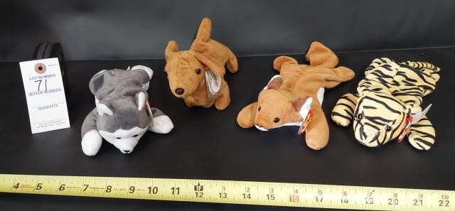 Set of Beanie Babies