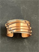 Vintage Copper Colored Bangle Bracelet
