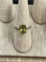 Green Stone Costume Ring