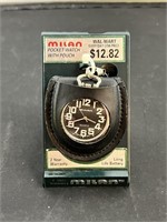 Milan Quartz Pocket Watch with Pouch