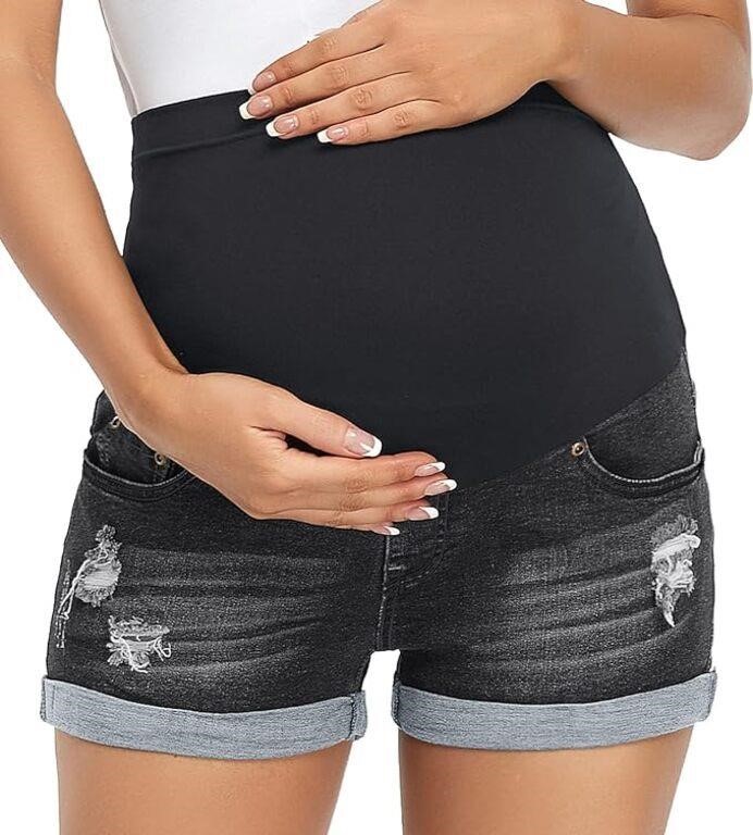 UNSURE OF SIZE - fitglam Women's Maternity Shorts