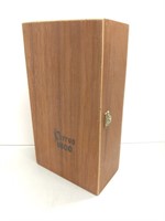 Wood box brass hardware Cuervo 1800