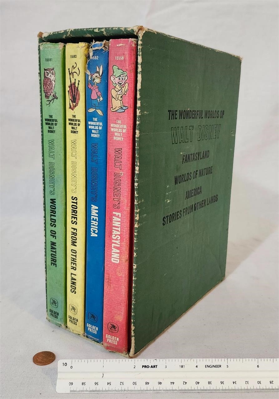 1965 The Wonderful Worlds of Disney box book set