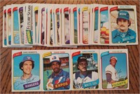1980 Baseball Card Lot (x50)