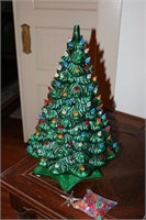 Ceramic Christmas tree 19" with extra bulb