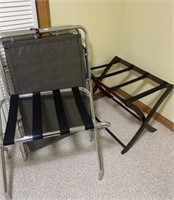 Luggage Stands And Folding Cot