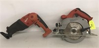 MILWAUKEE CIRCULAR SAW, RECIPROCATING SAW