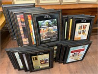 16- Framed Advertising Signs