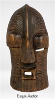 African Kifwebe Luba People Wood Carved Mask