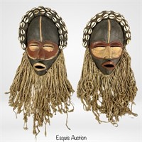 African Dan Yacouba Tribal Ceremonial Masks