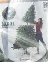 LED Quick Set 9' Christmas tree (3 pieces)