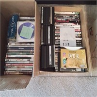2 boxes of misc. DVD's see pictures