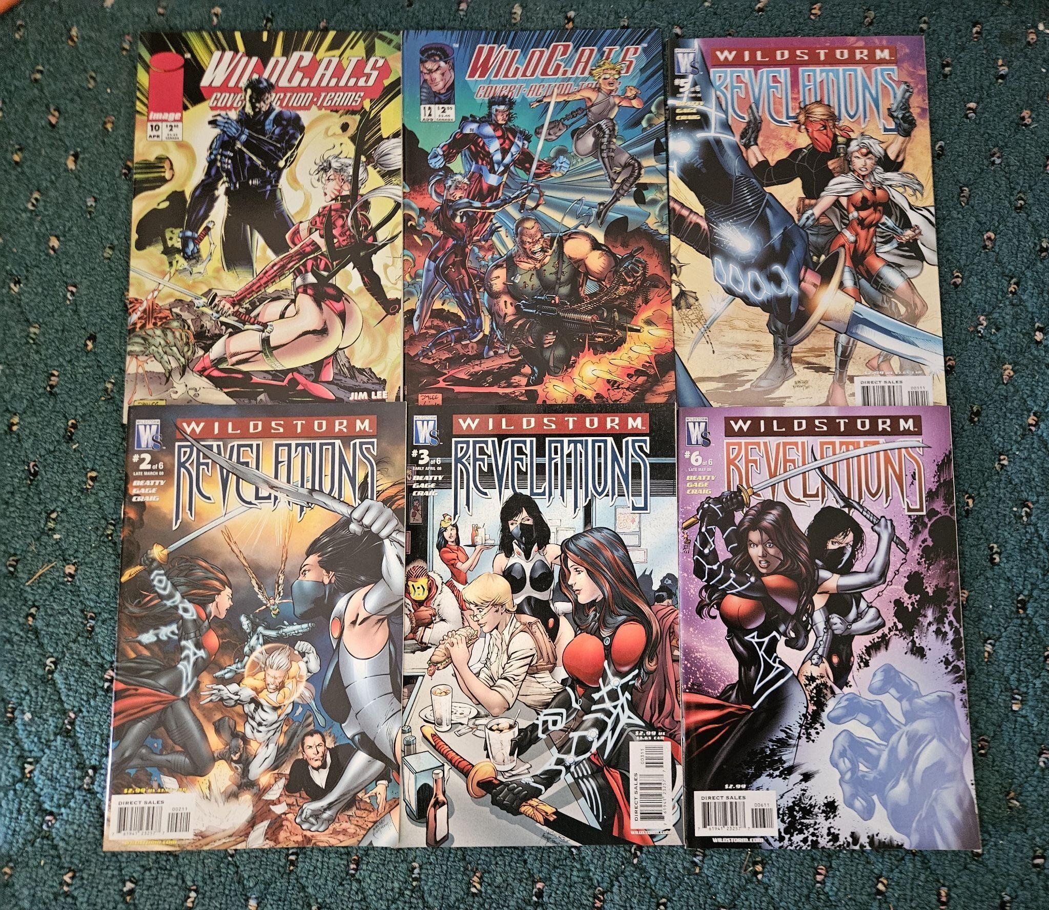 Lot of 6 Comic Books WildCats Wildstorm