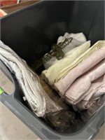 BIN OF LINENS