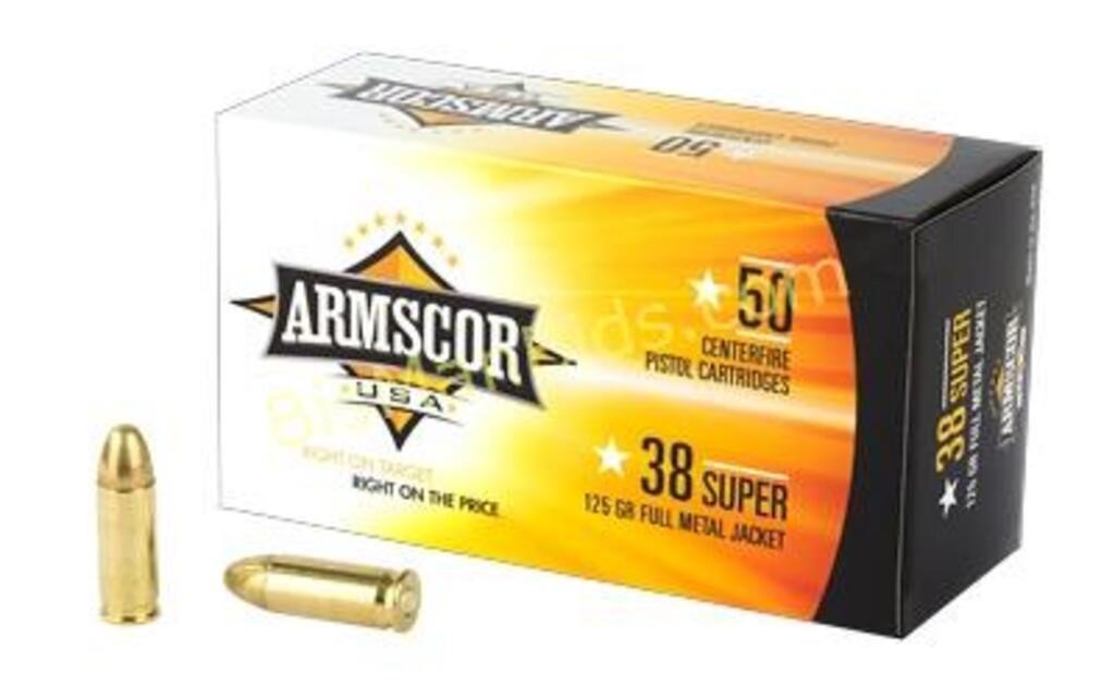 ARMSCOR 38SUPER 125GR FMJ - 200 Rounds