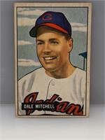 1951 Bowman #5 Dale Mitchell Cleveland Indians