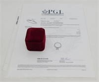 14K Gold 1 Carat Lab Diamond Ring - Size 6 1/2