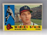1960 Topps #445 Warren Spahn HOF Milwaukee Braves