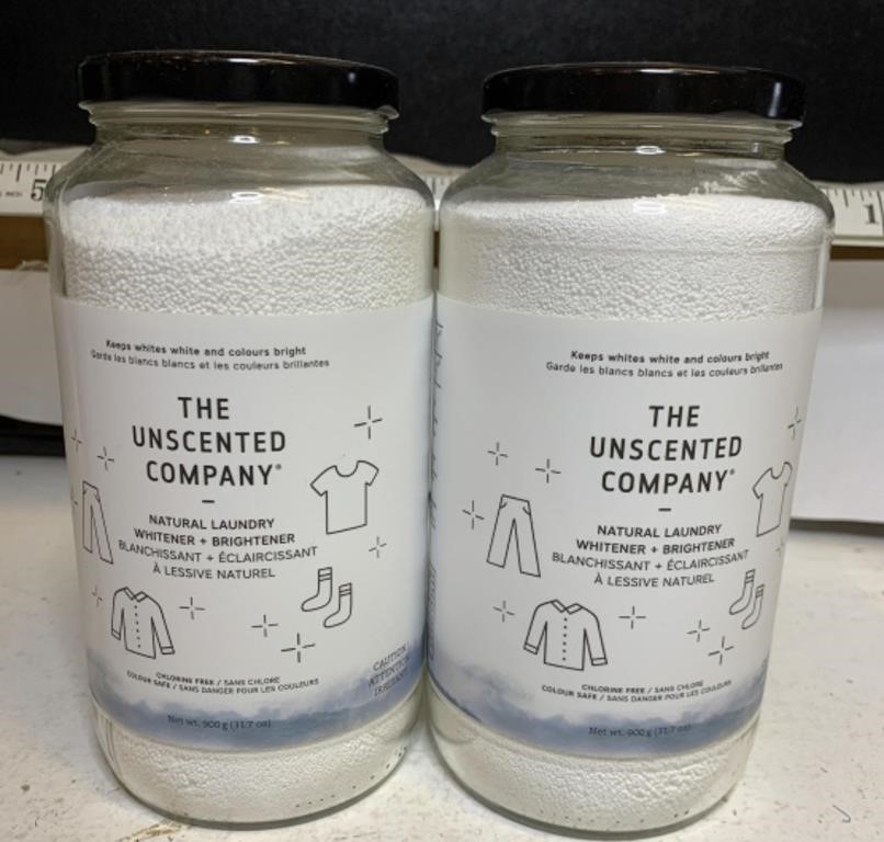 Unscented laundry whitener