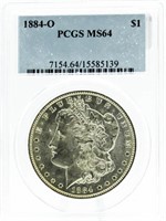 1884-O MS64 Morgan Silver Dollar