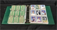Album of Bowman baseball cards