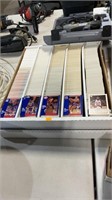 Big box of basketball cards