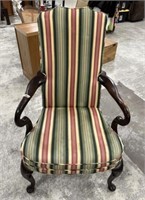 20th Century Cherry Queen Anne Arm Chair
