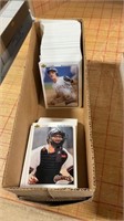 Box of baseball cards