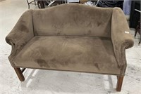 Upholstered Chippendale Style Loveseat